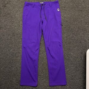 686 Everywhere  Relaxed Grateful Dead LIMITED EDITION Pants Purple Stretch 34x32